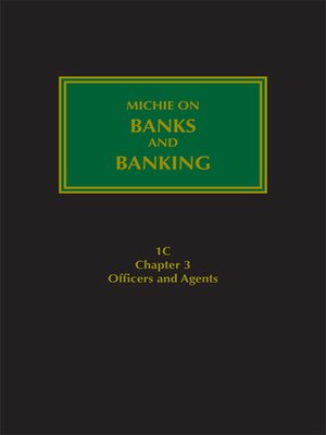 cover image of Michie on Banks and Banking